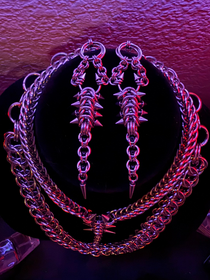 Steel Venom Earrings